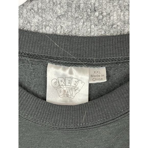 Green Day Sweatshirt XXL Gray Bad Year dookie Graphic Band Pullover - Picture 2 of 10